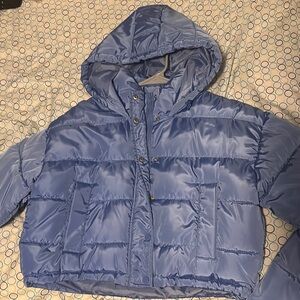Soho Apparel Blue Puffer Jacket